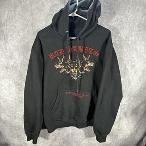 Soleboy Hoodie Mens XL Black Rage‎ In Peace Embroidered Streetwear
